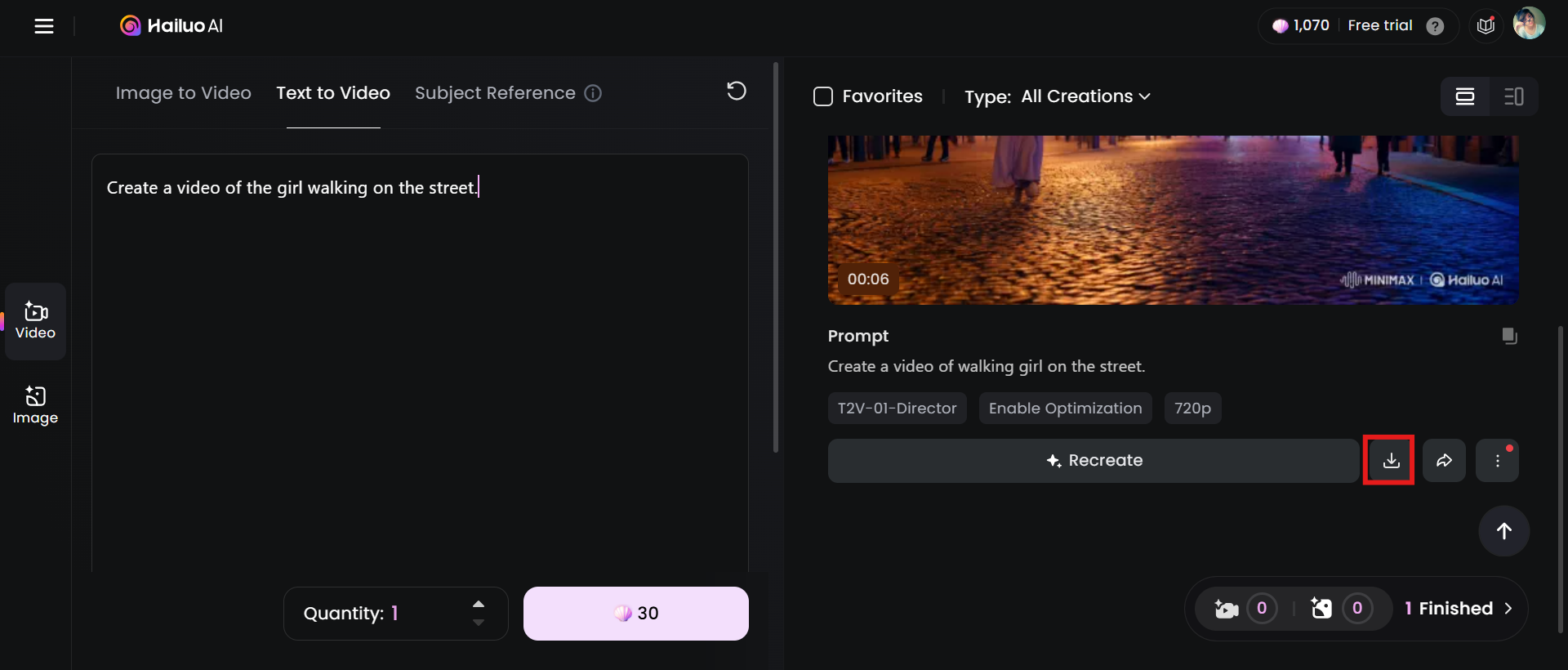 KI-Video MiniMax herunterladen