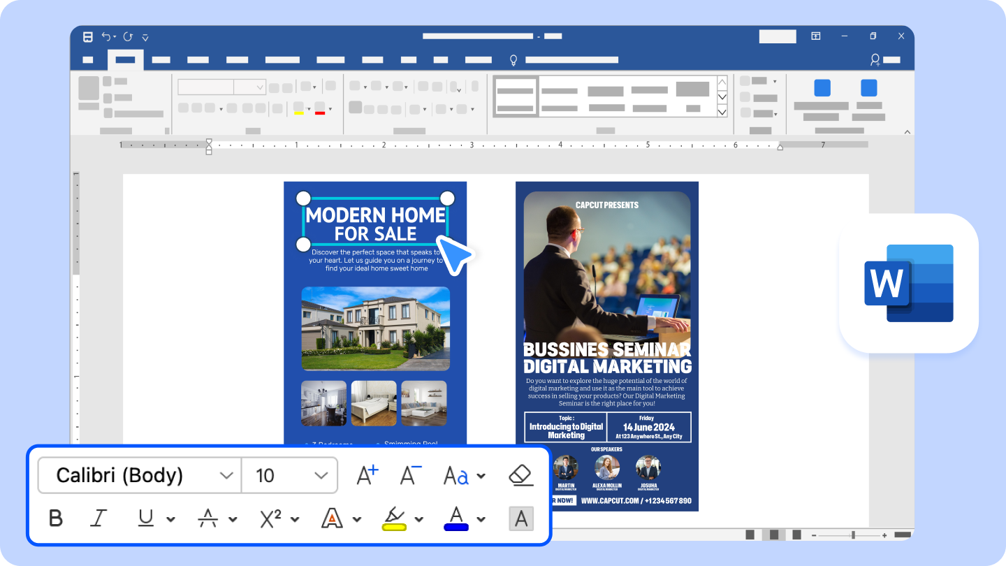 Πώς να κάνει ένα flyer στο Word