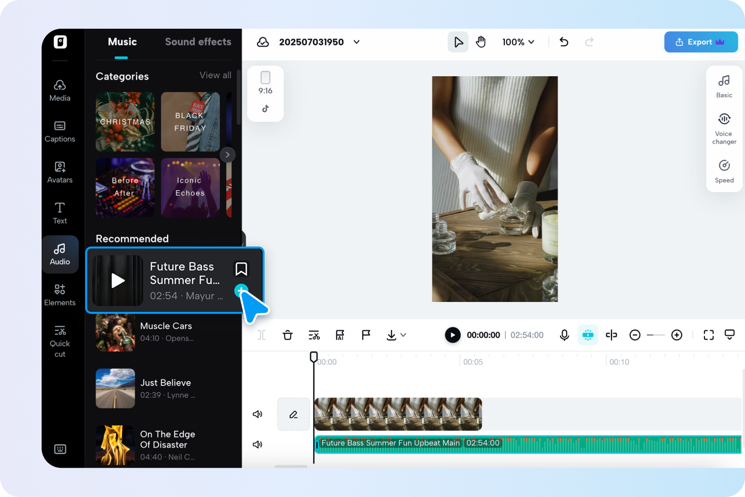 Edit it using the editor's tools