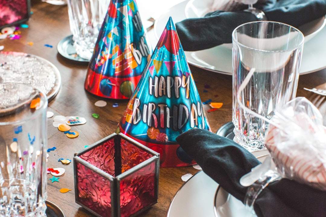 Holiday party invite with bold date