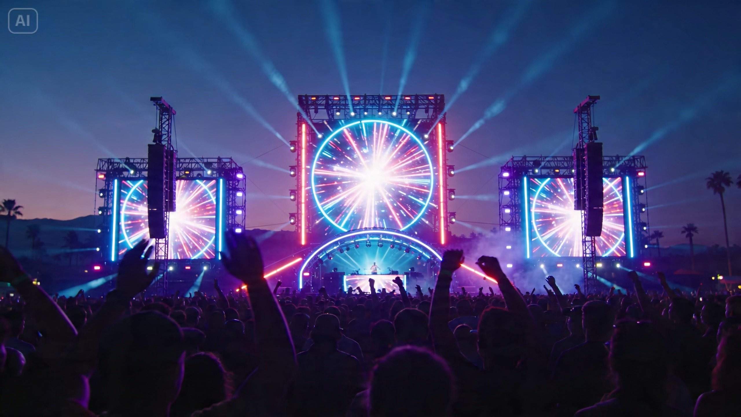 AI Coachella photo prompts step