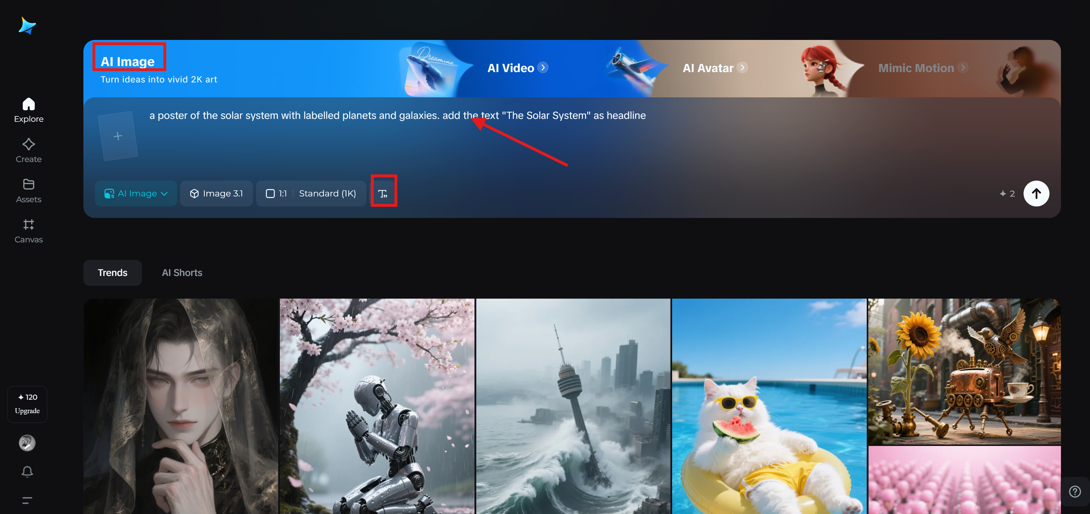 Dreamina: Mga ideya para sa pang-edukasyong poster