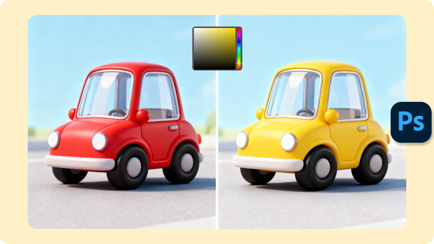 change object color in Photoshop