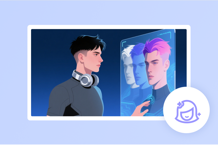 yaratıcı saç rengi