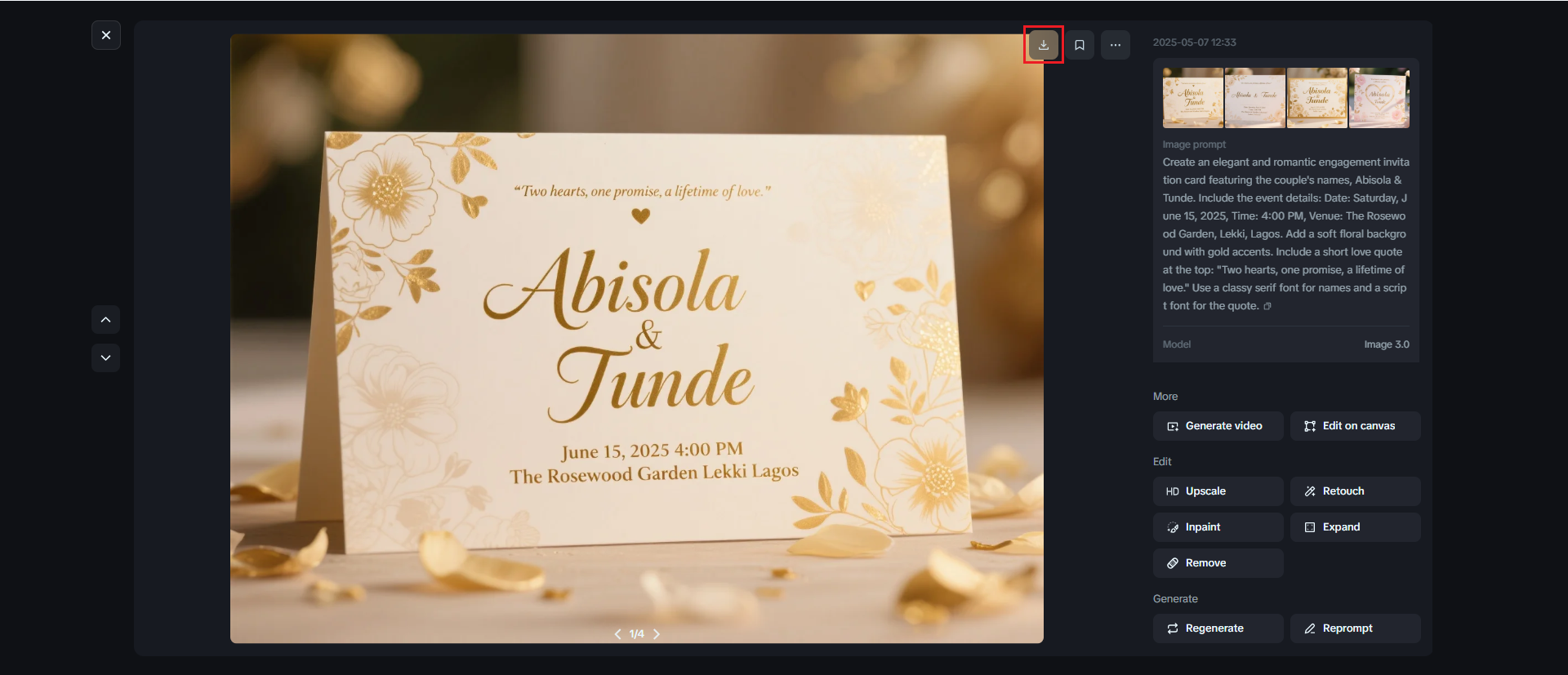 tarih kartlarını kaydet