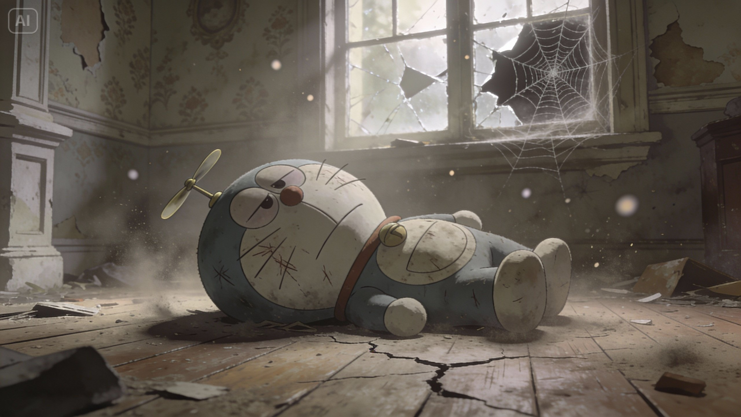 Abandoned cartoon characters