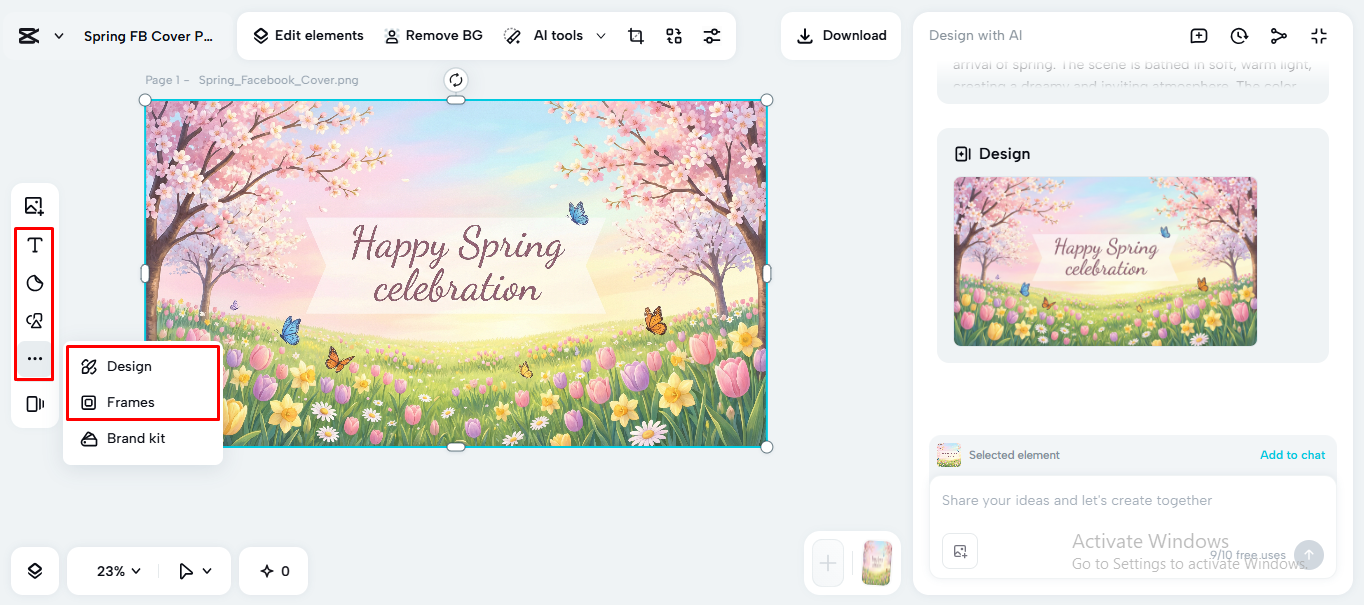 Using built-in tools in the CapCut desktop video editor