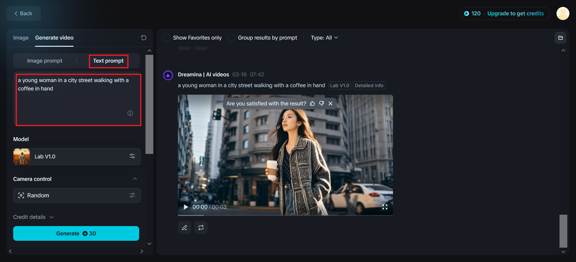 create text to video
