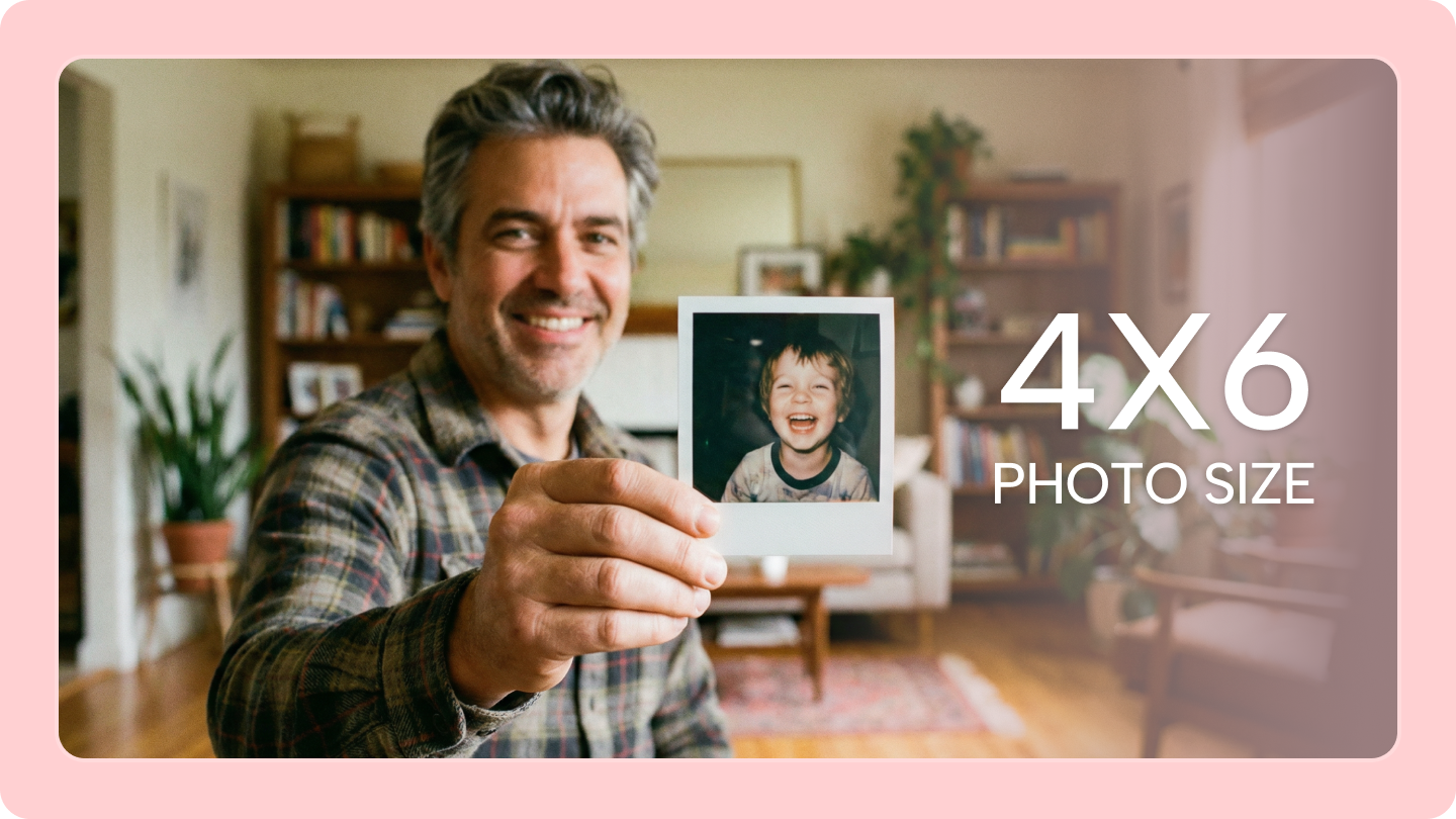 Guía de tamaño de foto 4x6: dimensiones, píxeles y diseño explicado