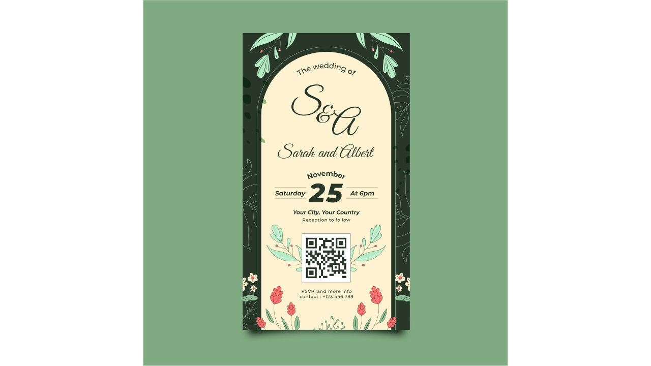 Interactive e-cards for wedding