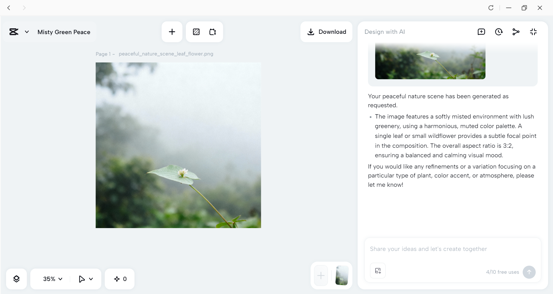 Interface of the CapCut desktop video editor - the best tool to resize and upscale images