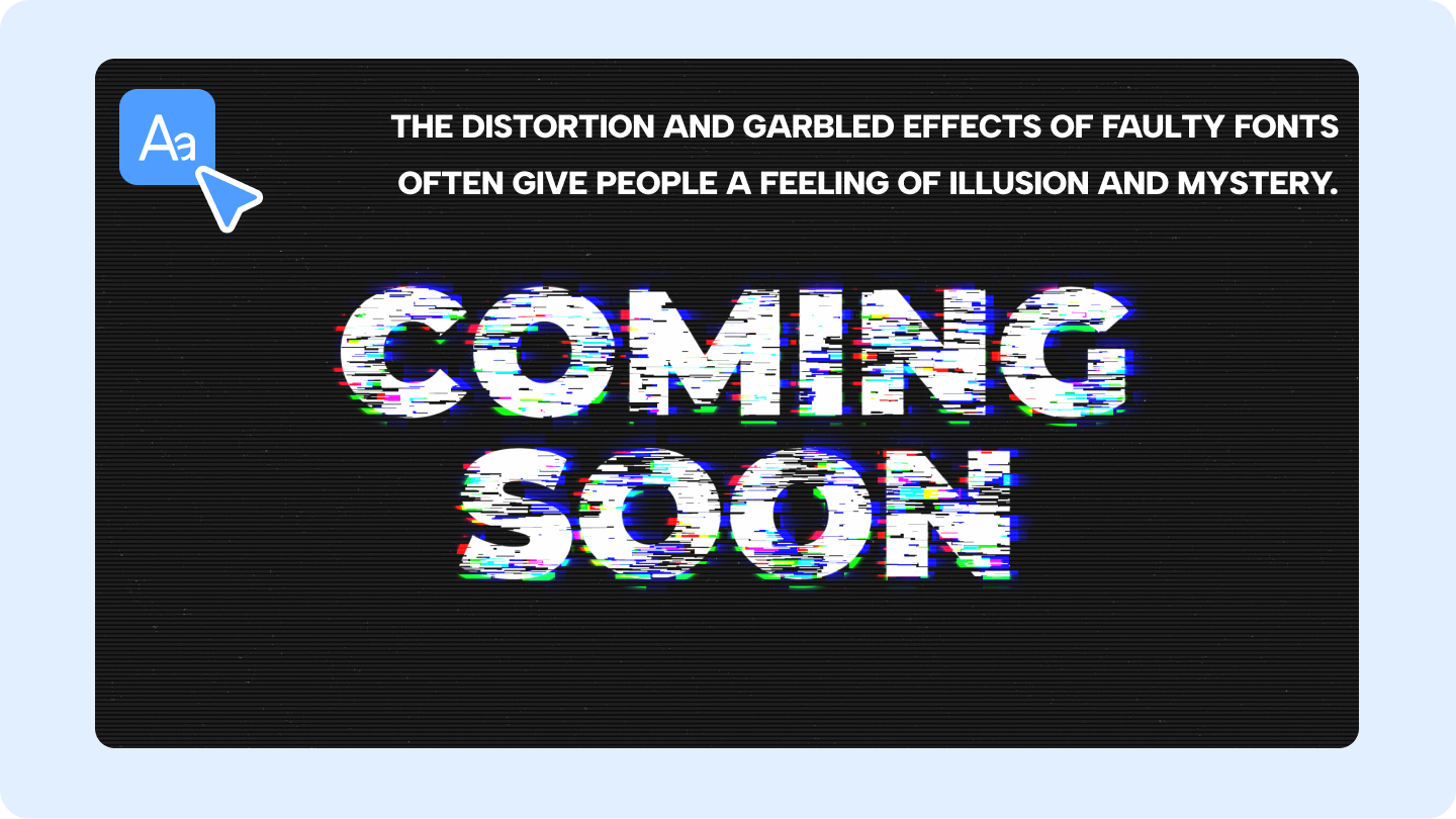 glitchy tekst generator