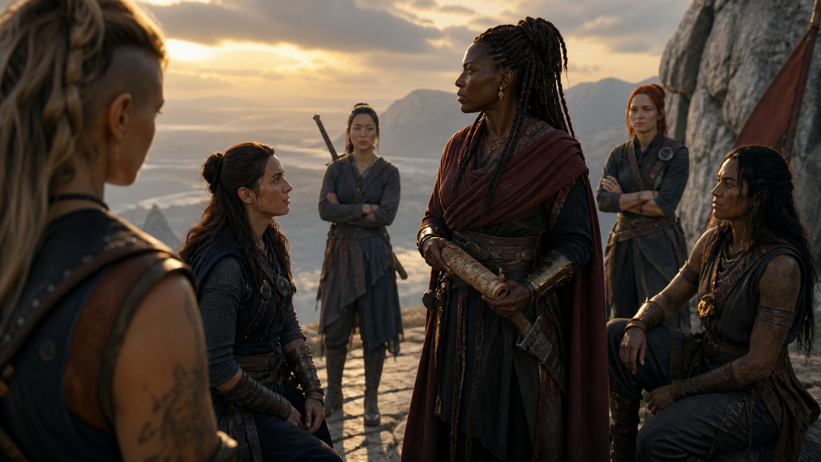 Warrior Women Ankunftsaufforderungsbeispiel