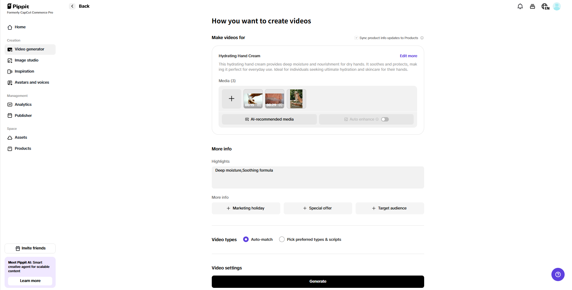 Incorporate product information and branding