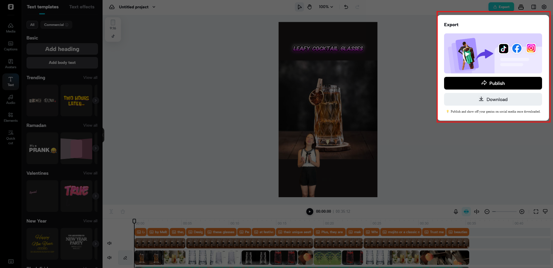 I-publish o i-download ang iyong ad