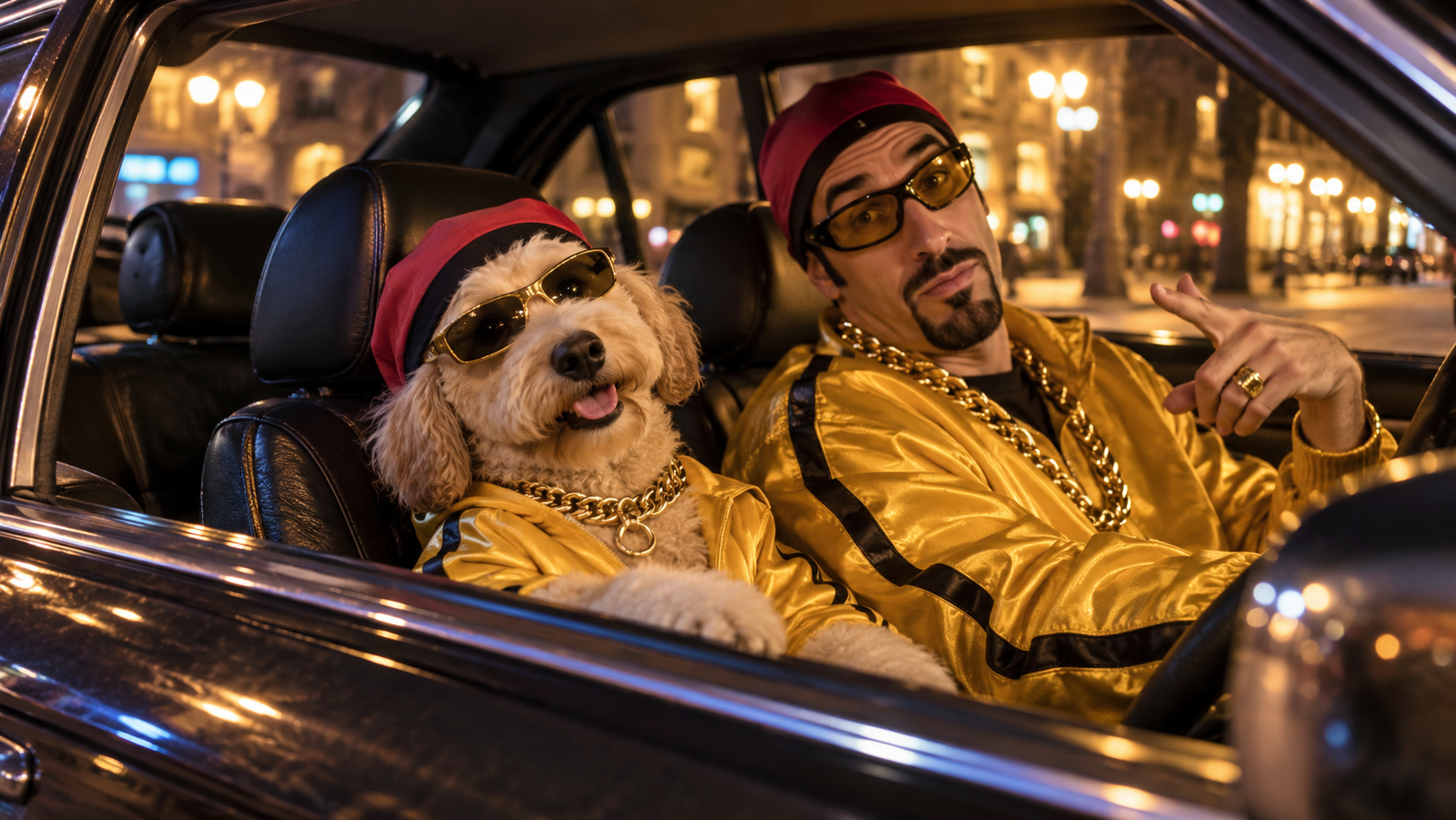 Ali G rijscène AI-video: Social-Ready Finale