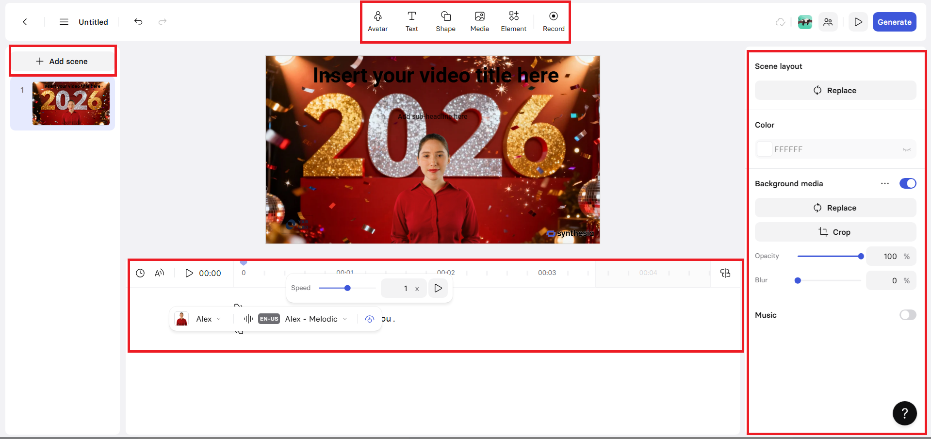 Customize your avatar and festive visuals