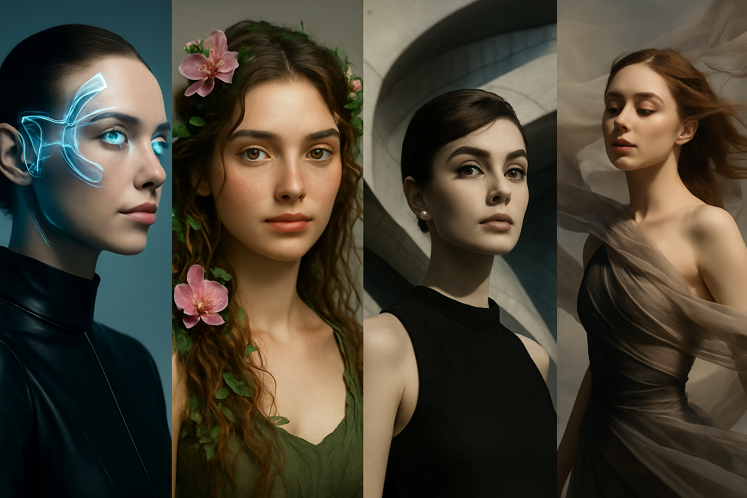 Popular Vogue AI generated cover styles