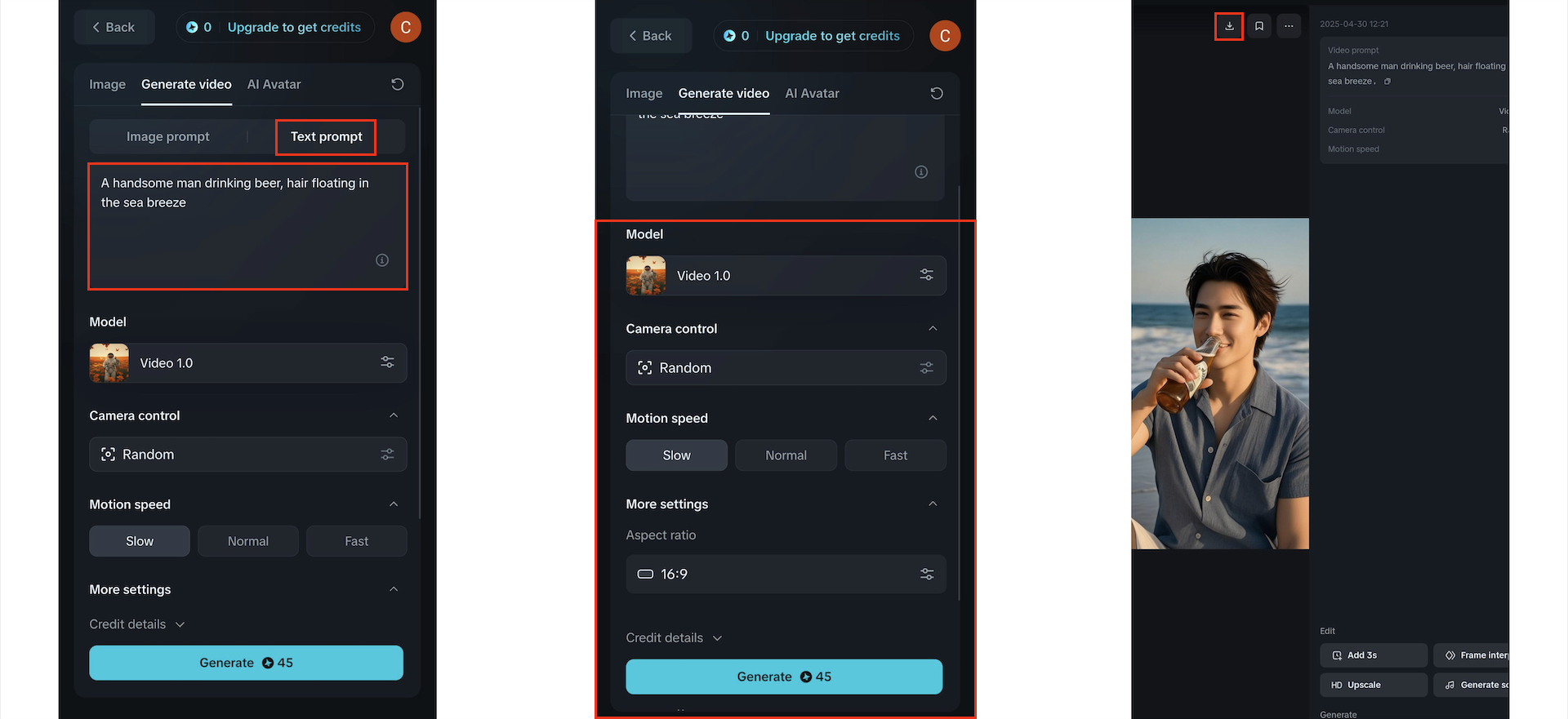 Steps to make Instagram Reel videos with Dreamina