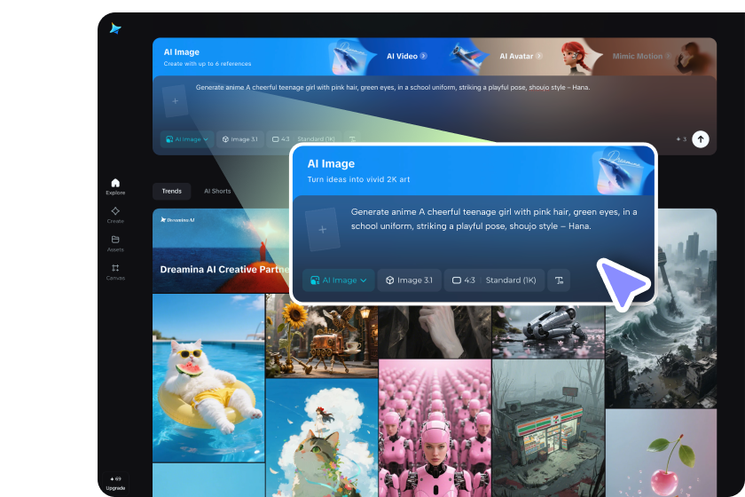 scrivi il tuo prompt anime