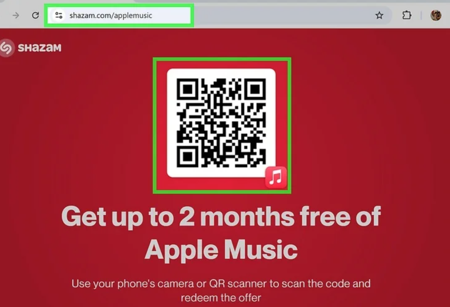 Shazam Offer: 2 months free