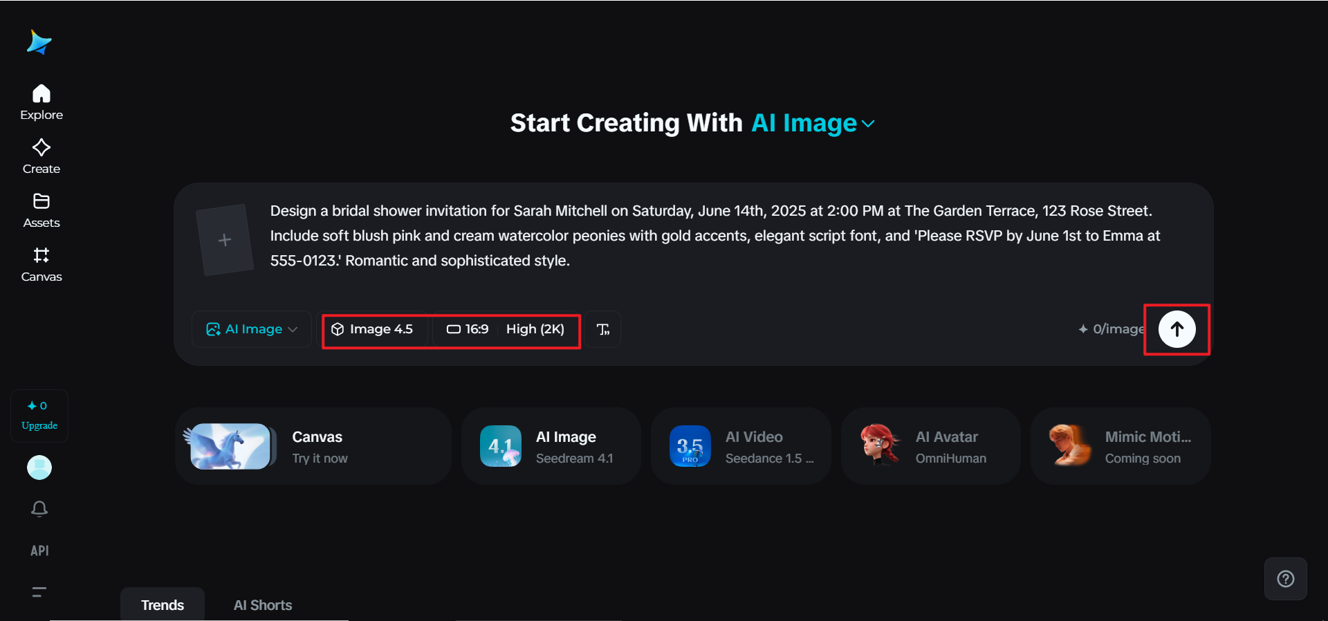 Generate your design