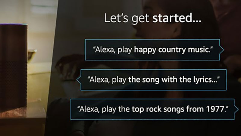 Ищите слова песен с помощью Alexa.