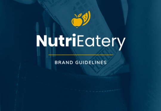 Food and beverage brand guideline template example