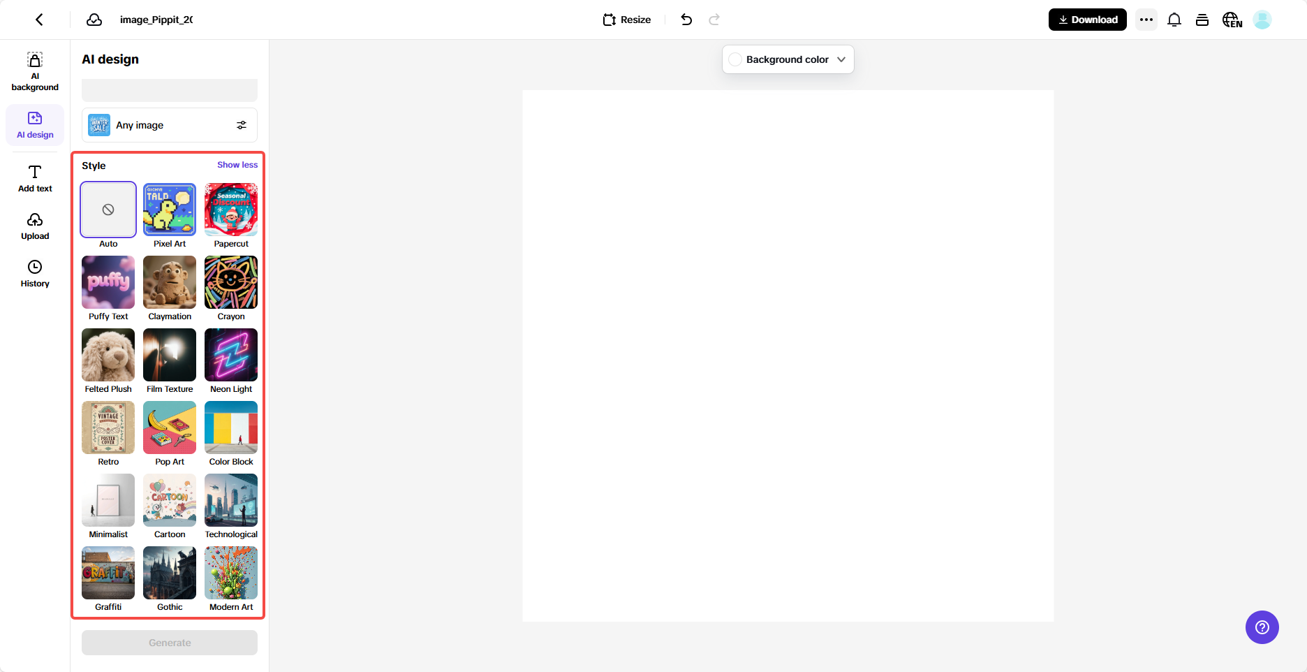Iba't ibang estilo ng sining