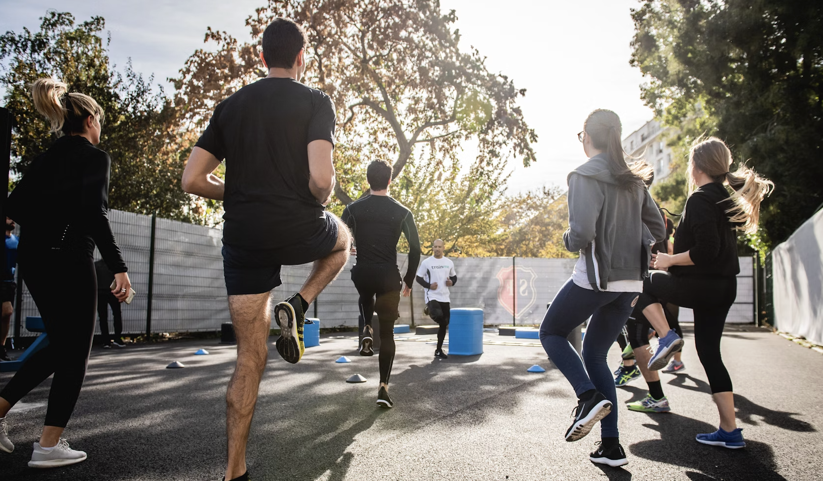 A person looking motivated while working out in a gym, with fitness quotes overlaid.