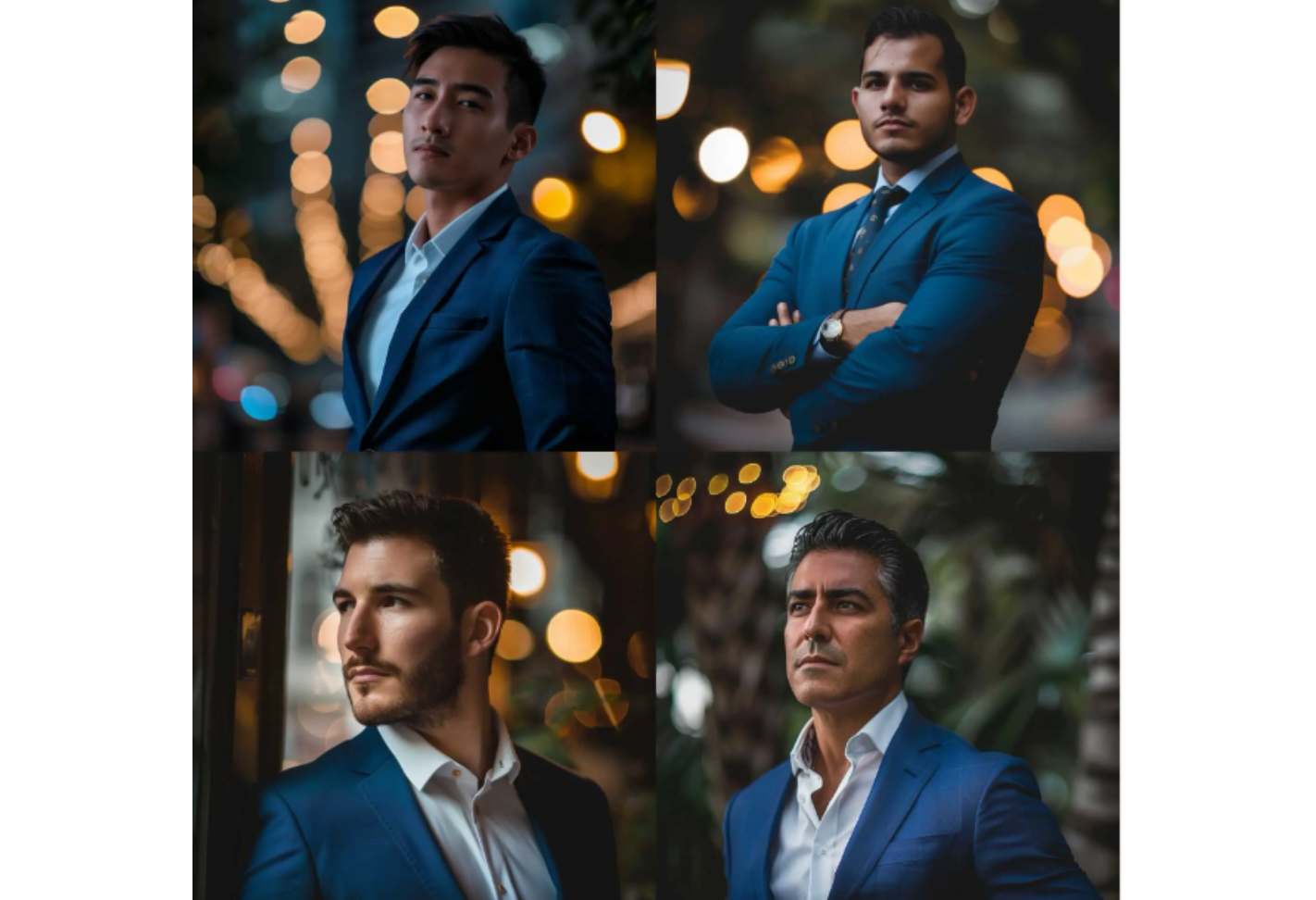 Bokeh photograph of a man