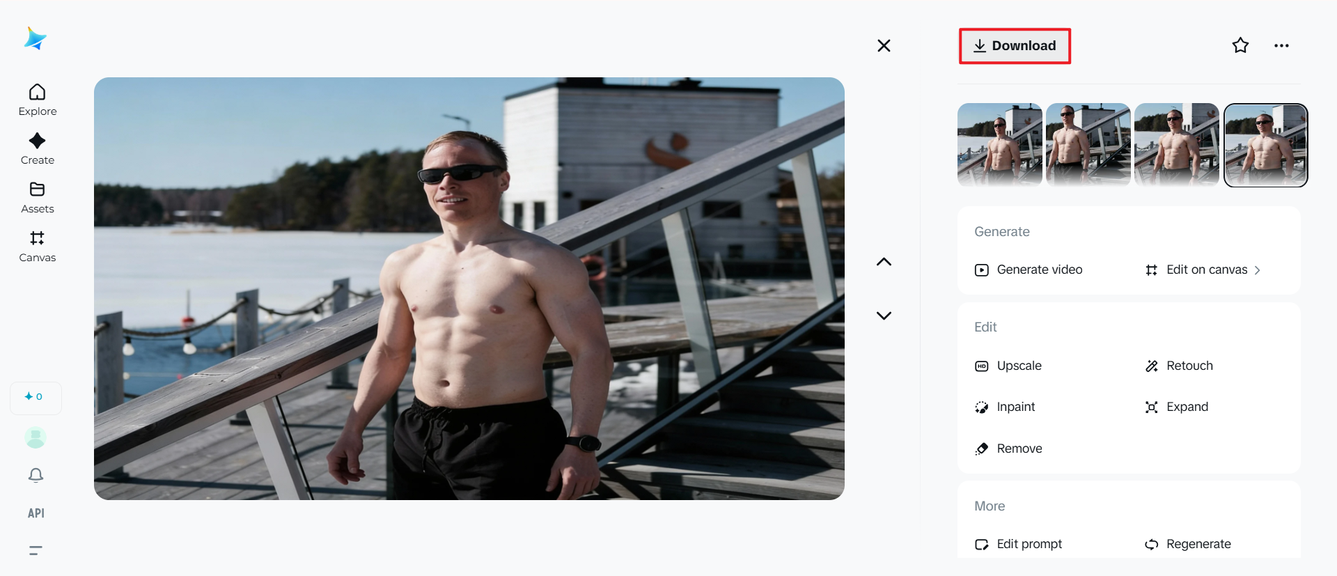 ai muscle generator online free
