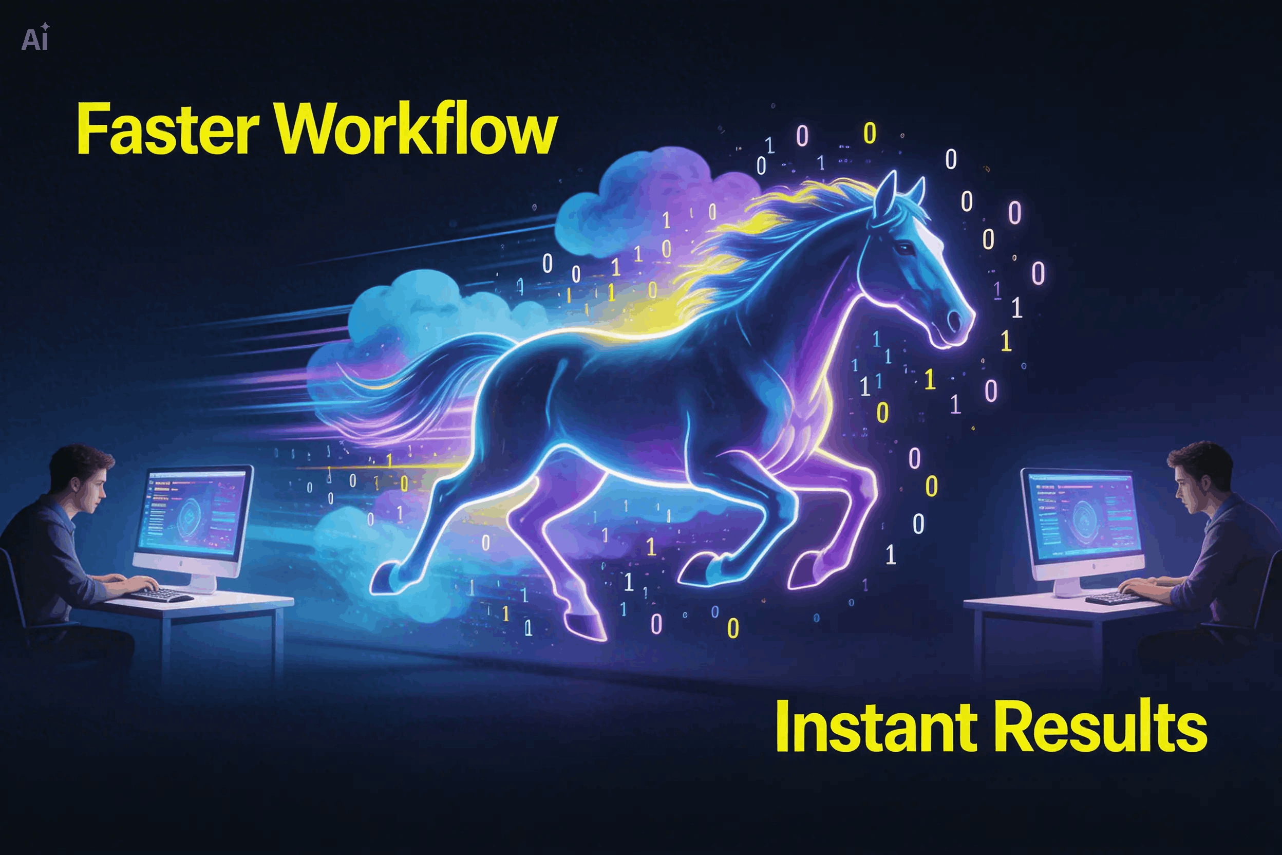 Happy Horse Mas mabilis na daloy ng trabaho