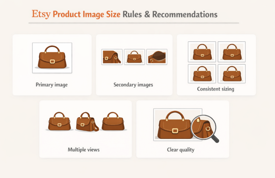 rules for esty product images