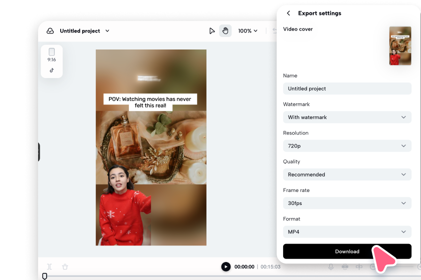 Edit, export, and publish your video