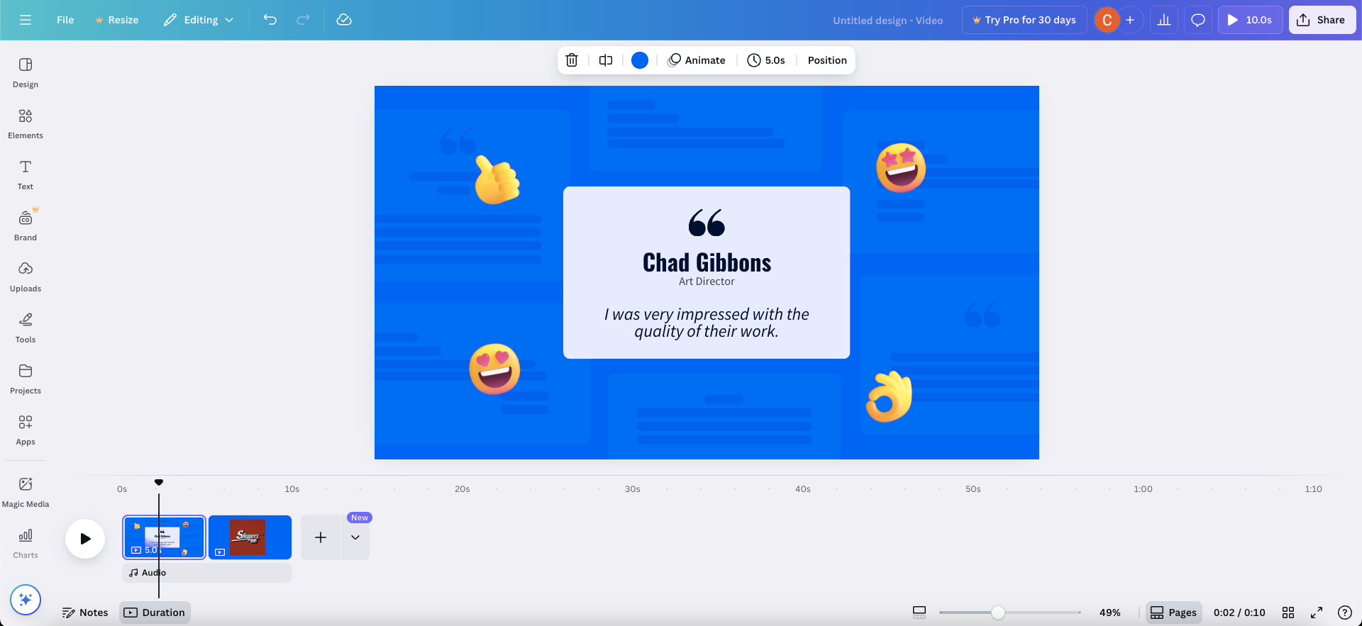 great testimonial videos