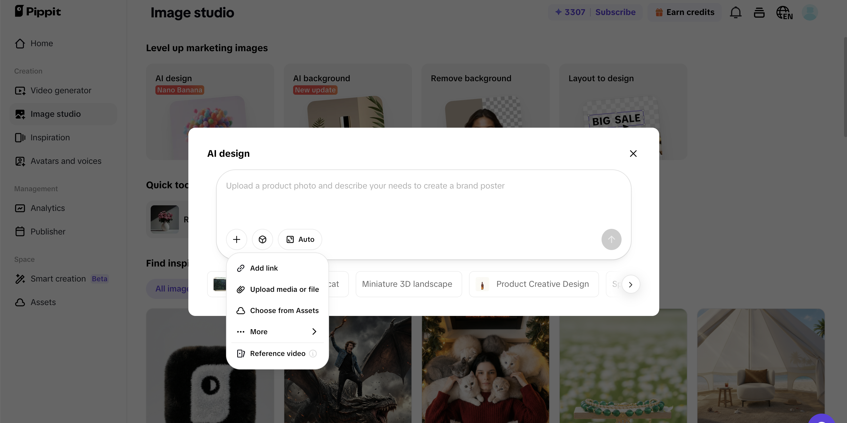 Acesse o design de IA