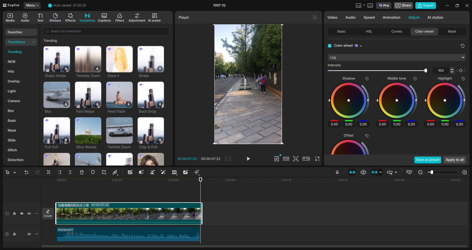 Interface of the CapCut desktop video editor - the easiest way to edit reels for Instagram