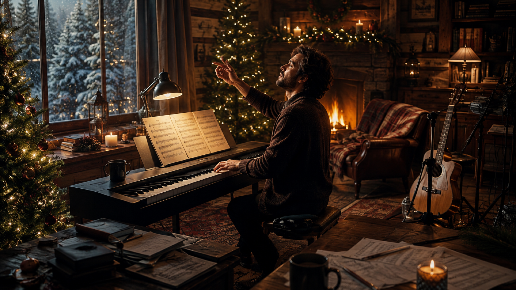 composing Christmas music prompt example 2