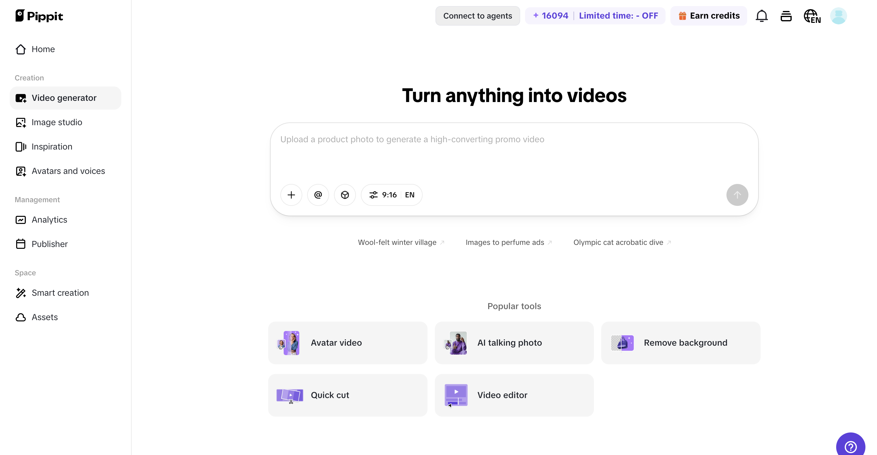 Open "Video Editor"