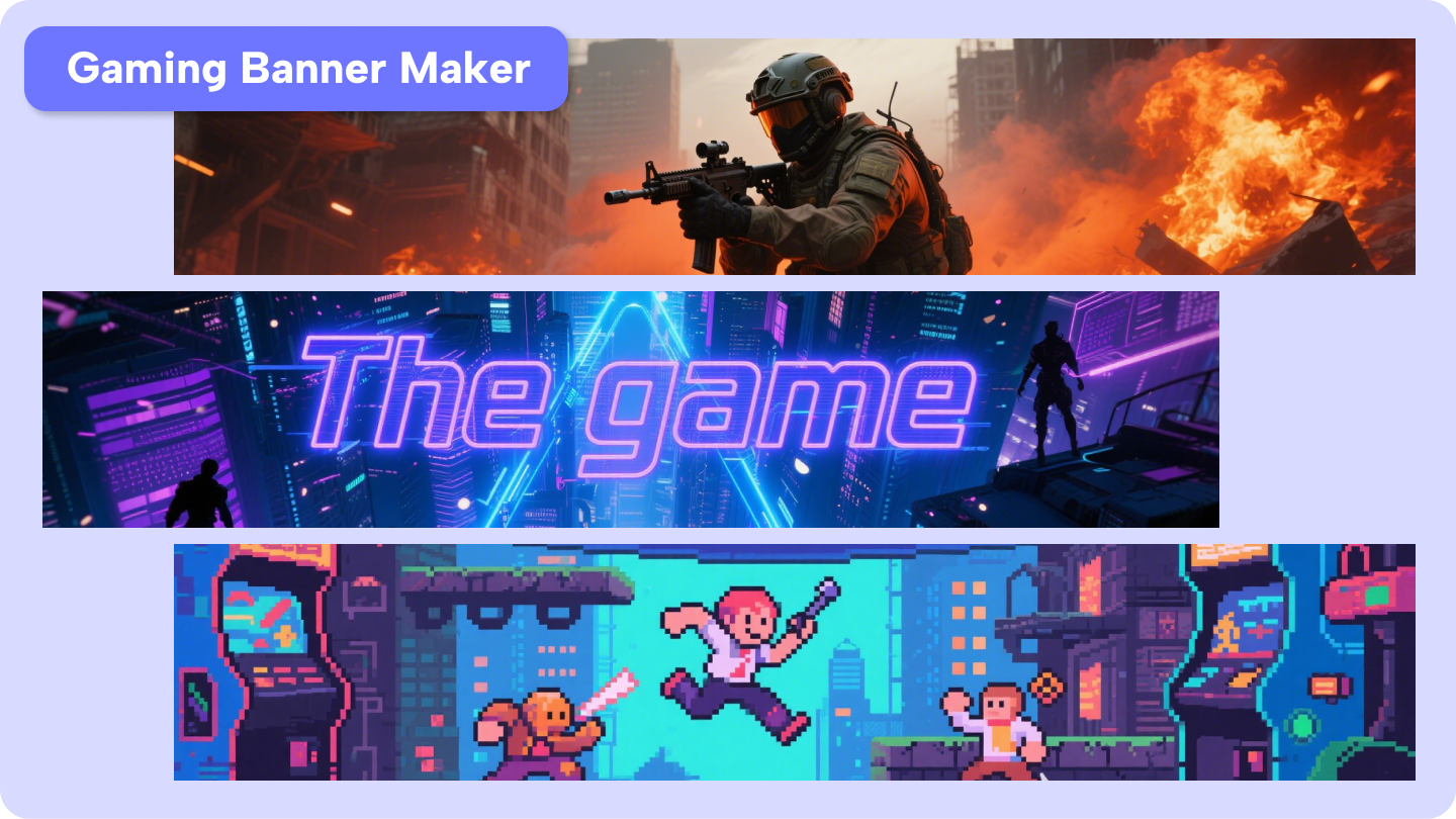 gaming banner maker