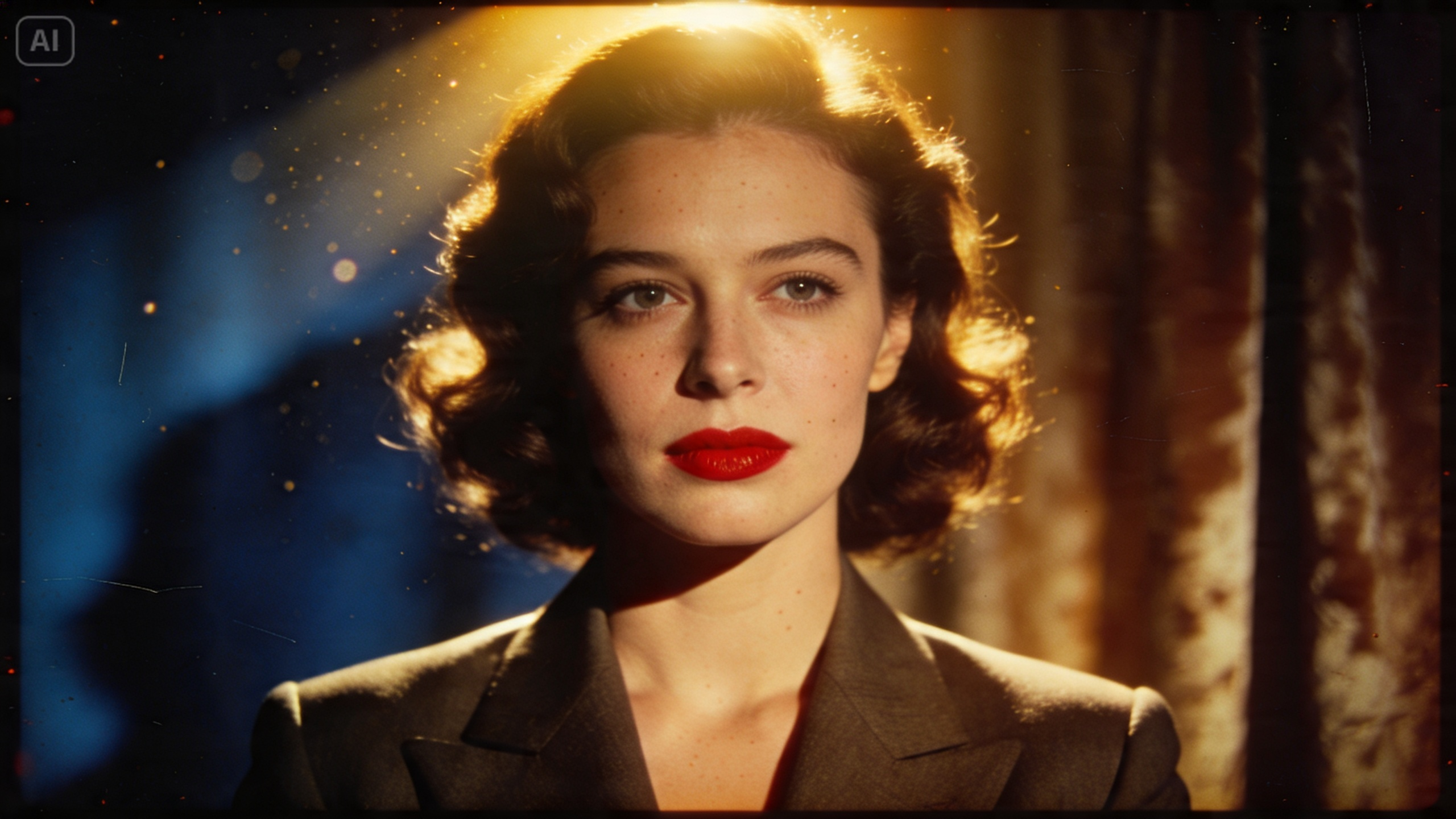 Prompt for cinematic vintage portrait