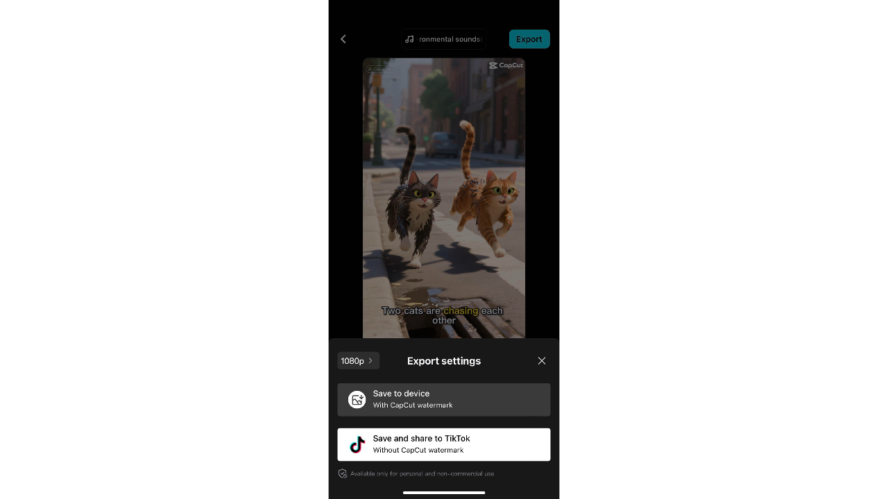 Generate and export your video - Input script