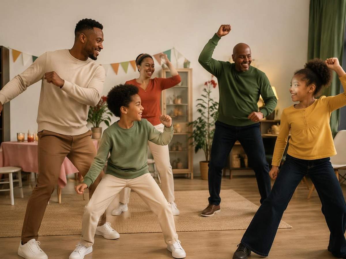 family dance video generator AI prompt cover 3 in 4:3