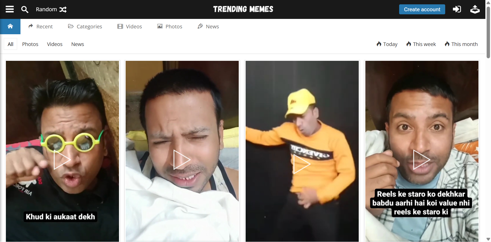 trendingmemes.in - best place to get viral meme video downlaod