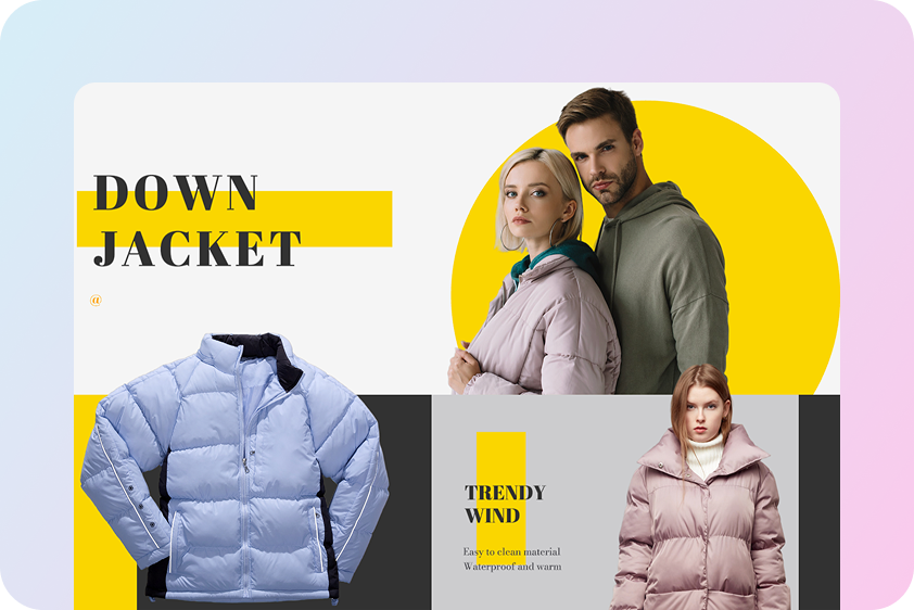 Tampilan produk untuk toko online