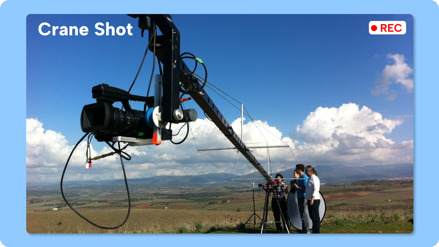 crane shot