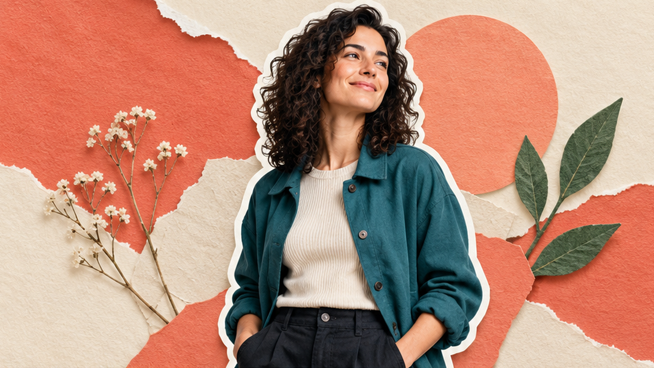Illustrative AI Cutout Effect example: an editorial portrait cutout