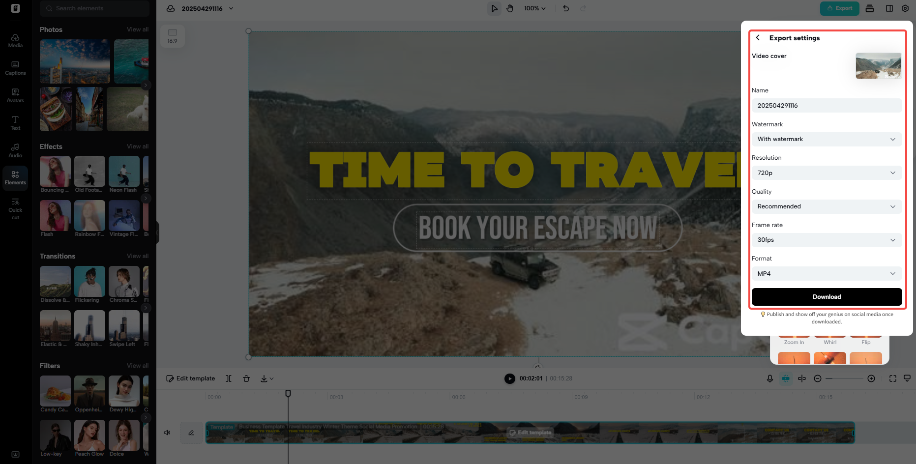 Multi-format export options