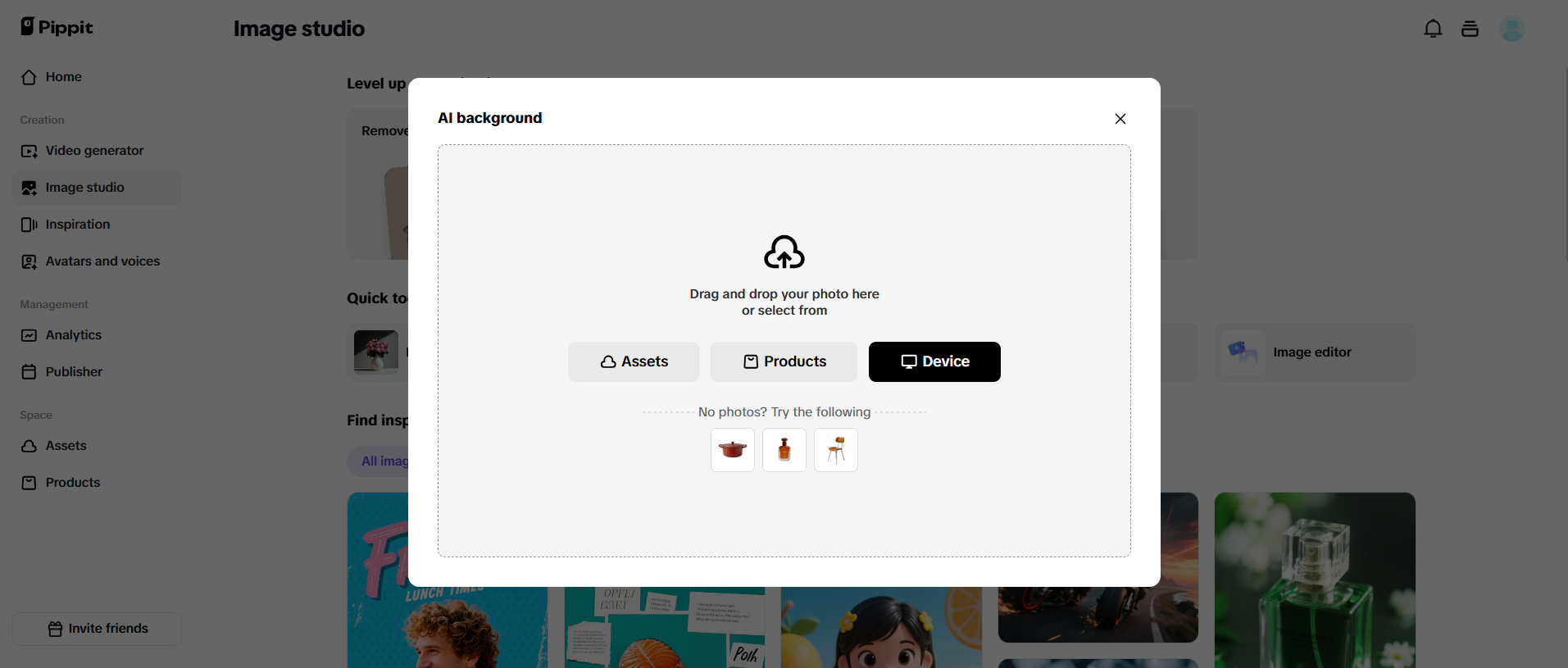Gumawa ng mahiwagang mga background